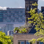 Feuerwerk Kölner Lichter von der Rooftop Bar am Rheinauhafen